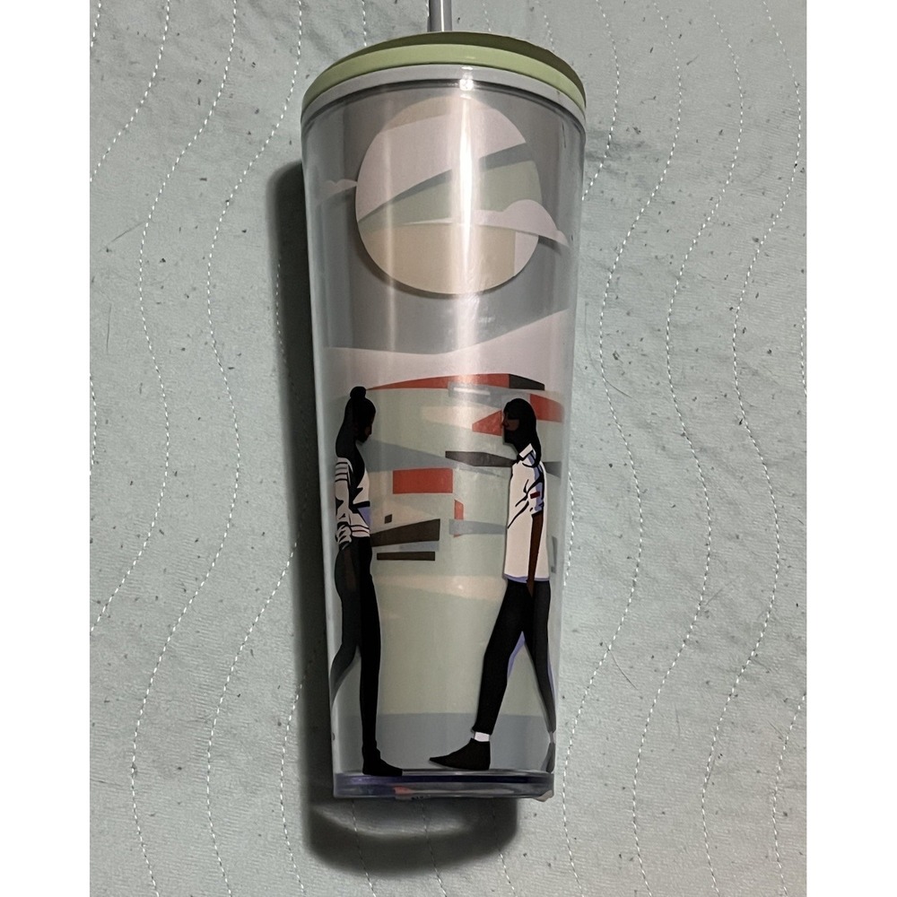 2024 Starbucks + Lou Venti Tumbler‎ Black History Month Art Damon Brown 24oz NEW
